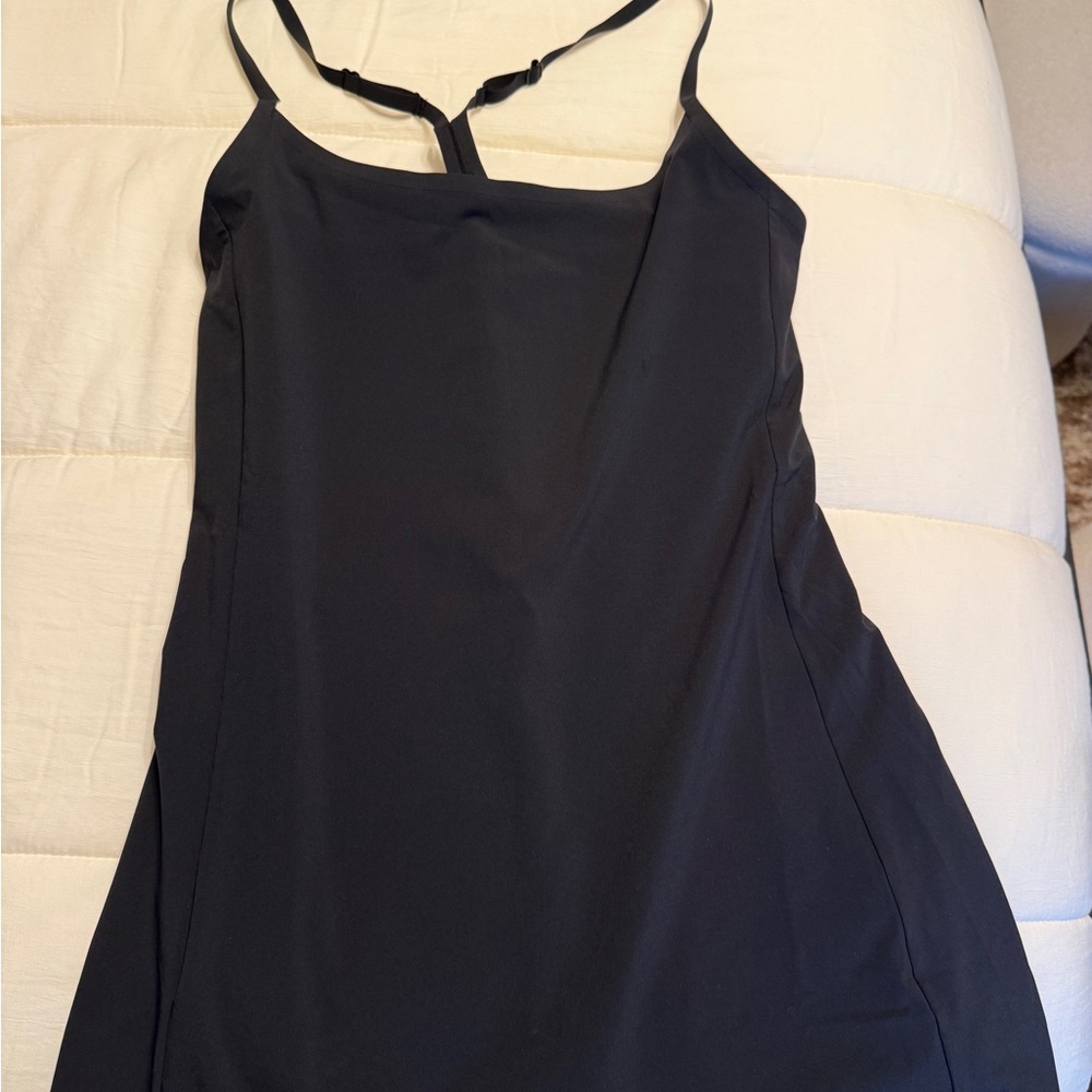 Aritzia tna action Black active dress with Thin Straps